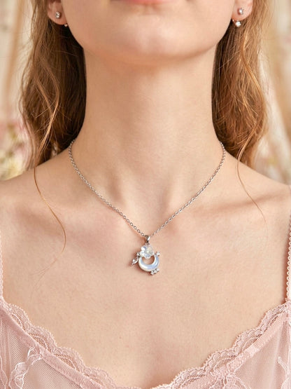 Collar Luna Primaveras Stainless Steel