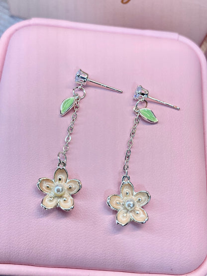 Aretes Cerezo Flor