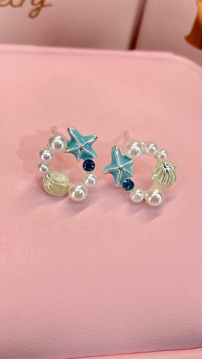 Aretes Almejitas