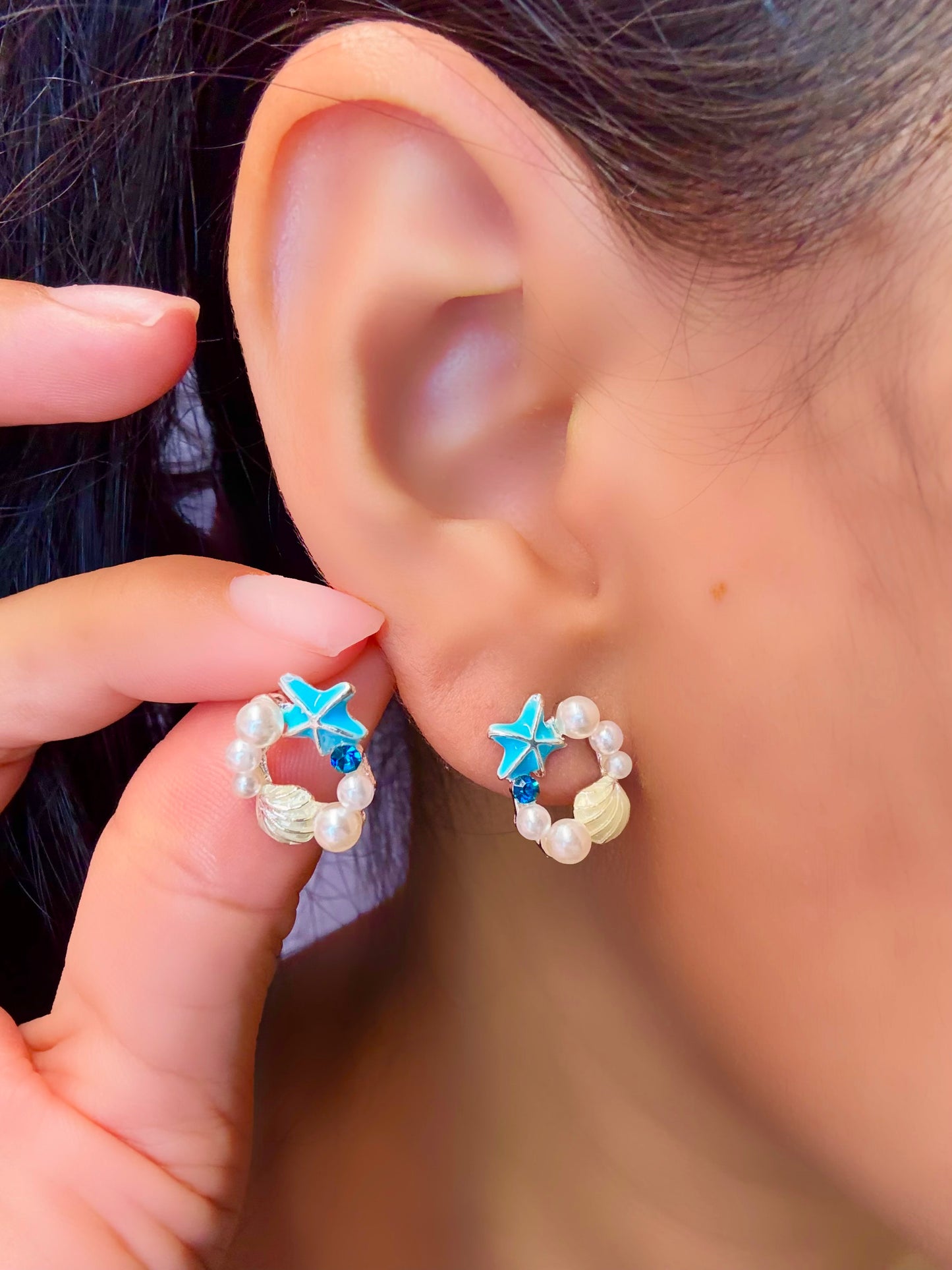 Aretes Almejitas