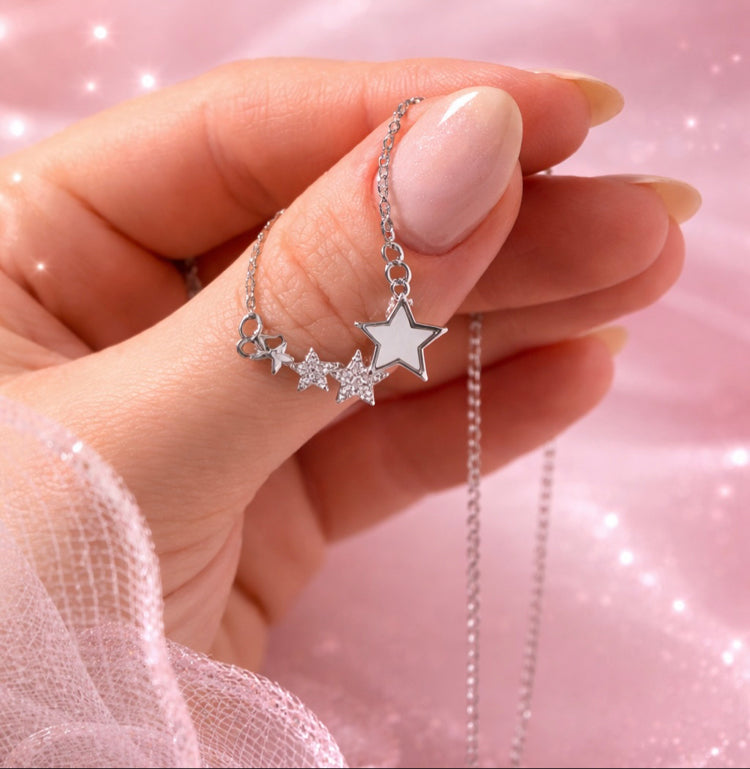Collar Estrellitas Stainless Steel
