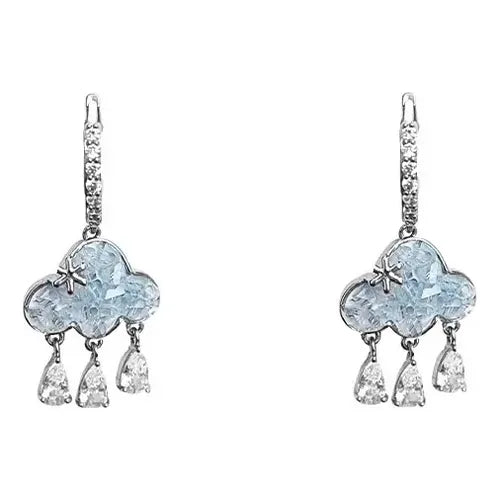 Aretes Huggies Nubecita Zircon