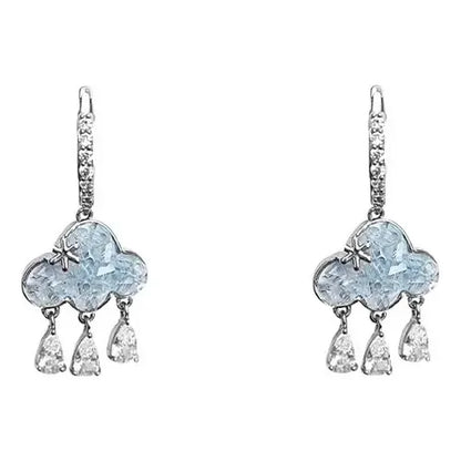 Aretes Huggies Nubecita Zircon