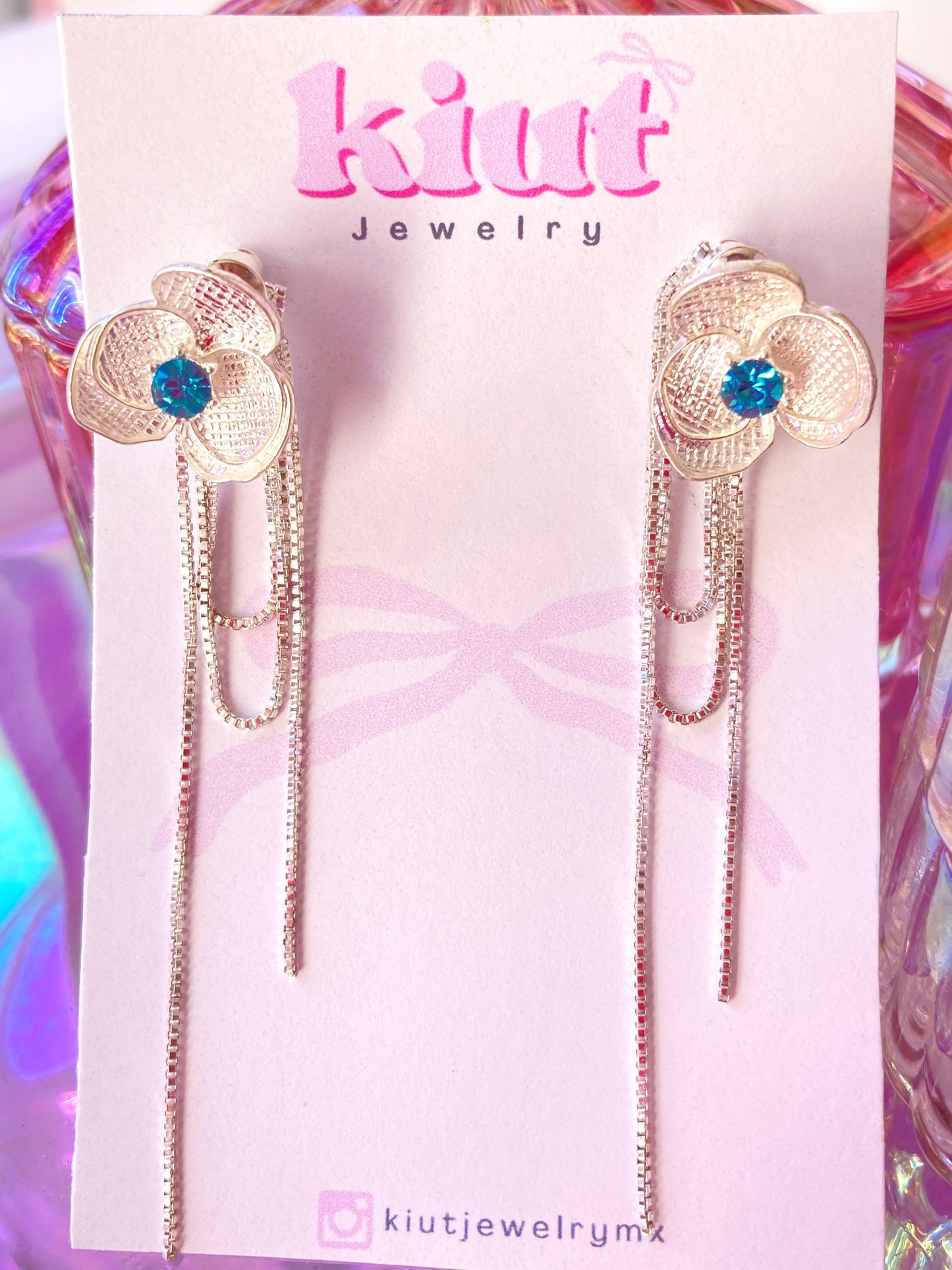 Aretes Orquídea