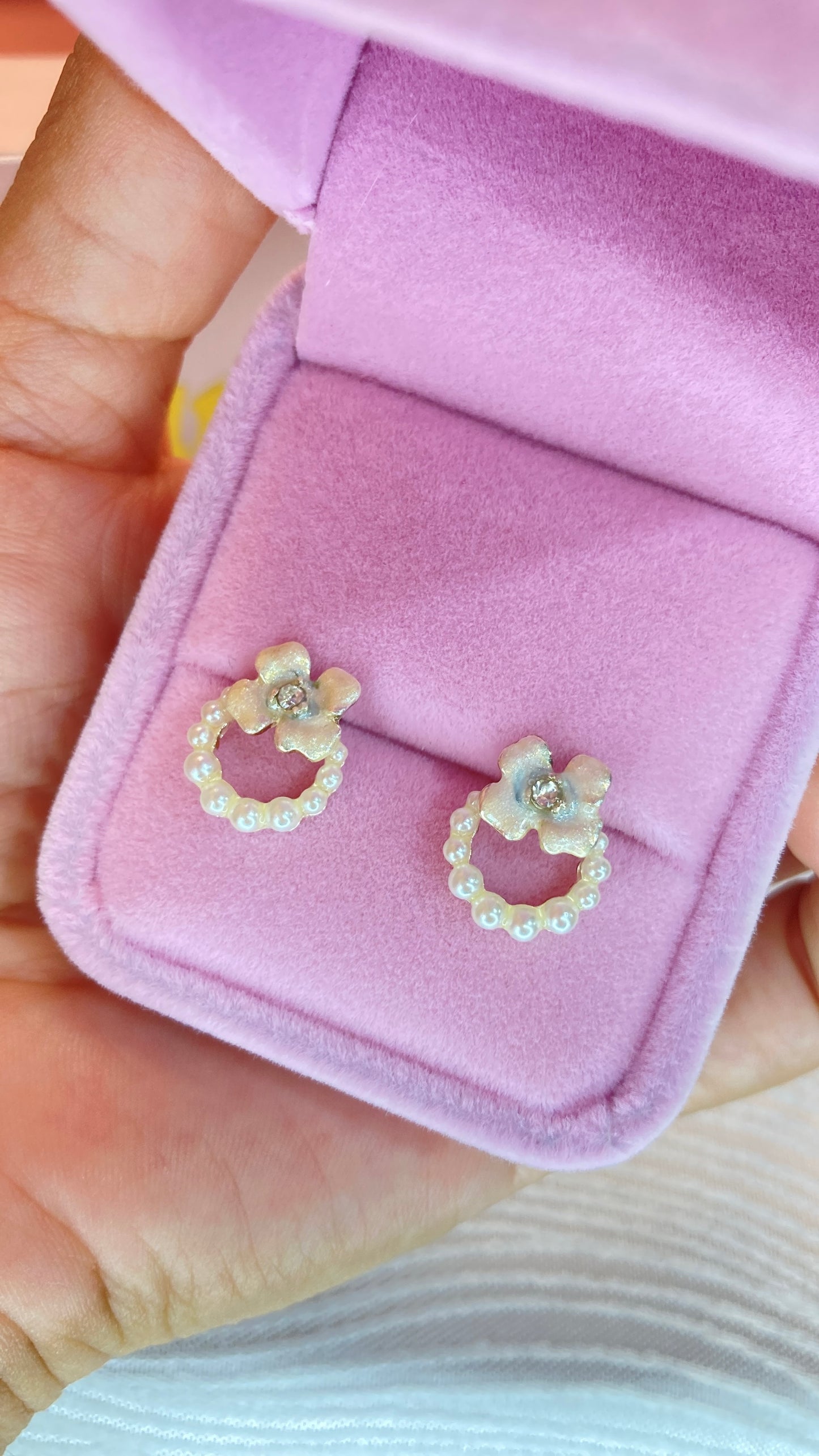 Aretes Hortencia