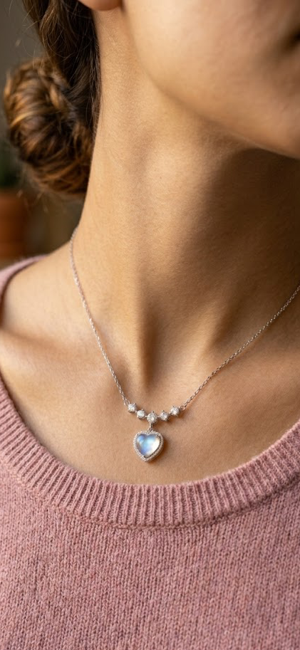 Collar Romance Blue Stainless Steel