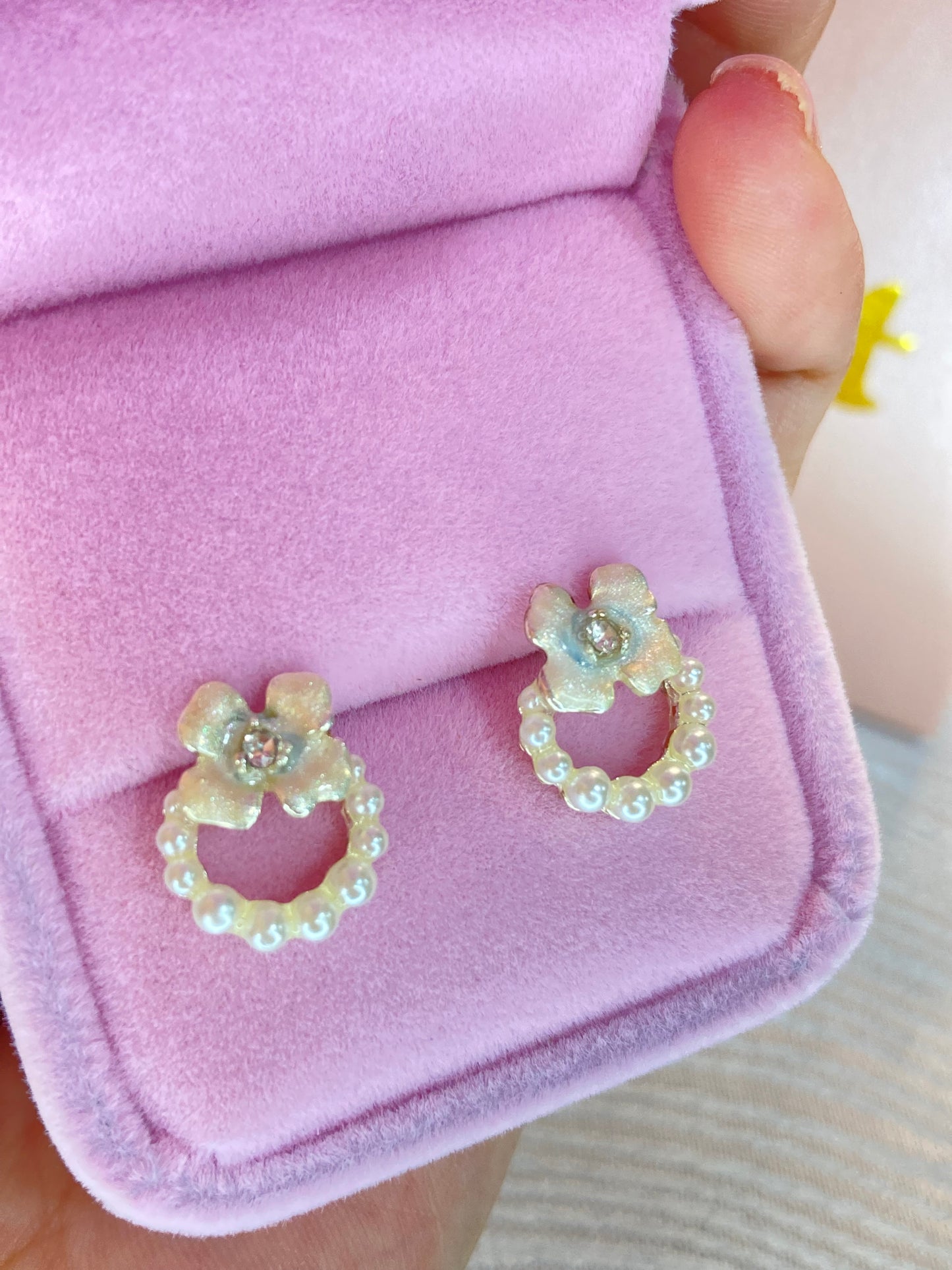 Aretes Hortencia