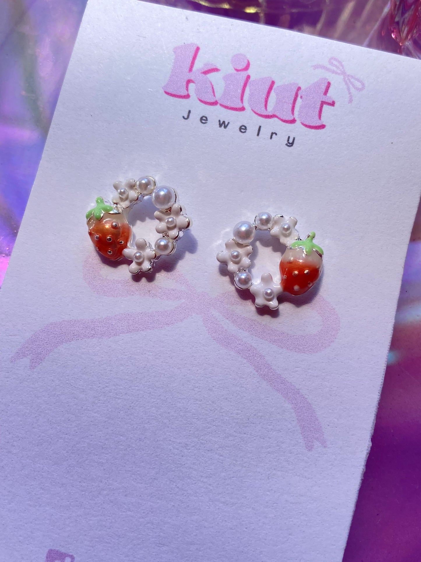 Aretes Strawberry