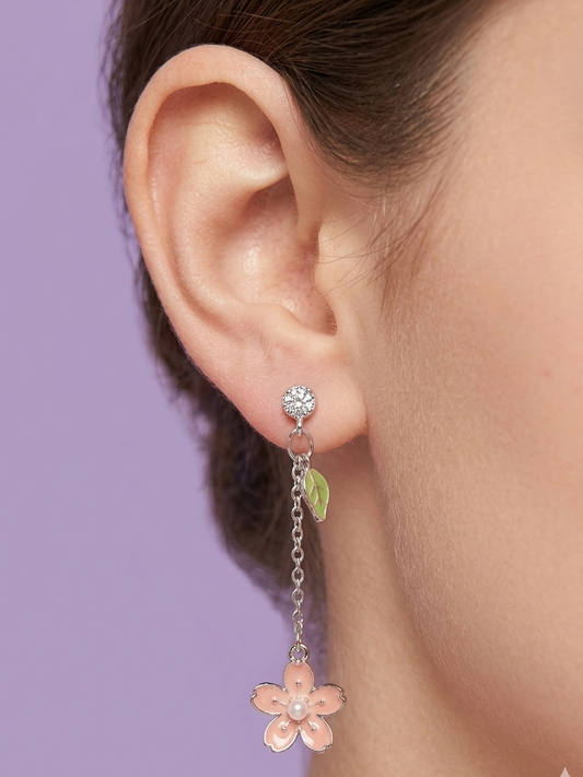 Aretes Cerezo Flor