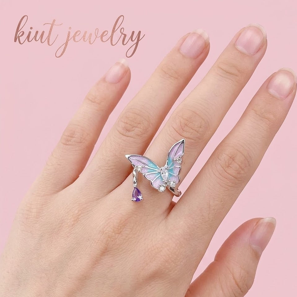 Anillo Pomme Side Silver Plated