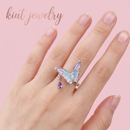 Anillo Pomme Side Silver Plated