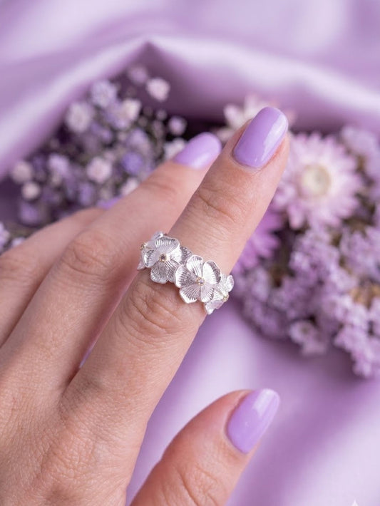 Anillo Florencia Silver Plated