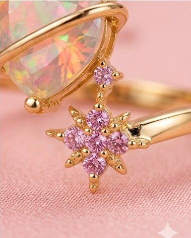 Anillo Heart Stone