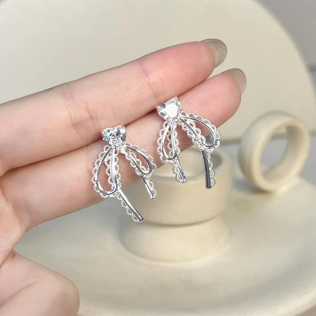 Aretes de Lazo Encaje