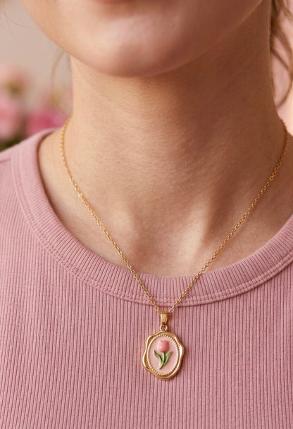 Collar Tulipán Stainless Steel