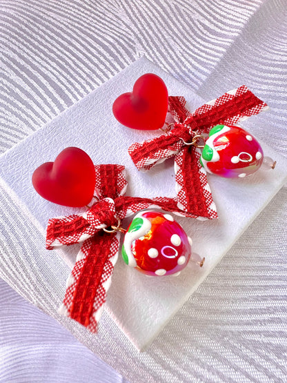 Aretes Strawberry