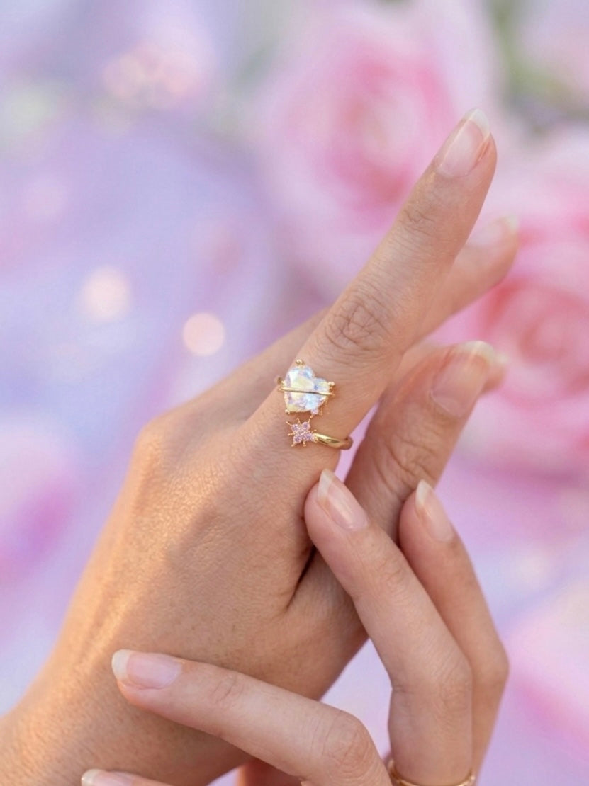 Anillo Heart Stone