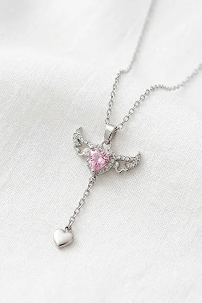 Collar Varita Pink Stainless Steel