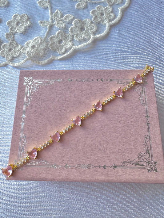 Pulsera Seven Hearts Golden