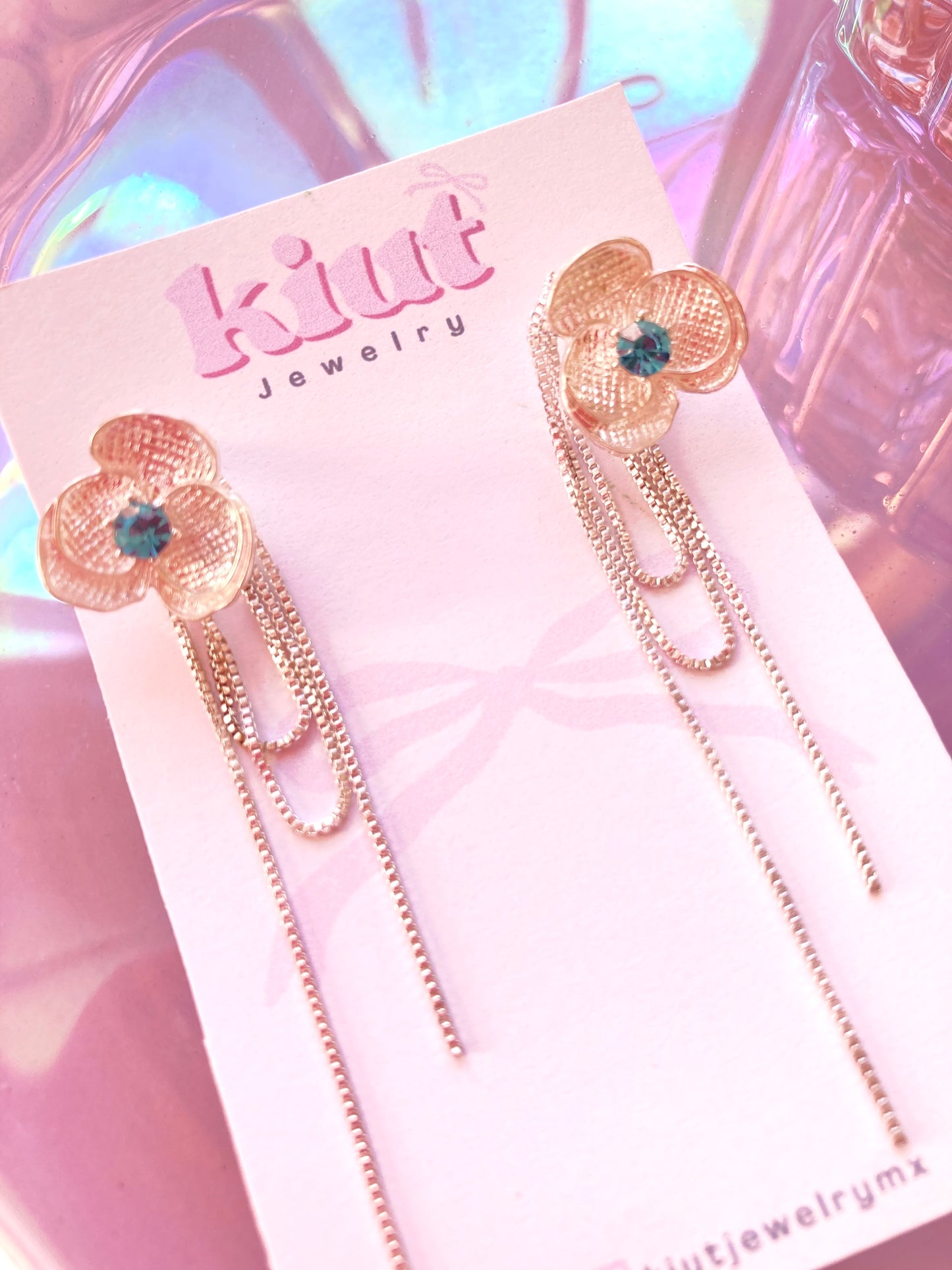 Aretes Orquídea