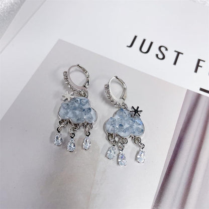 Aretes Huggies Nubecita Zircon