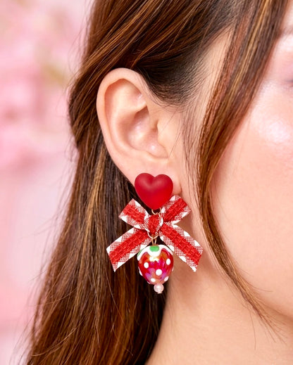 Aretes Strawberry