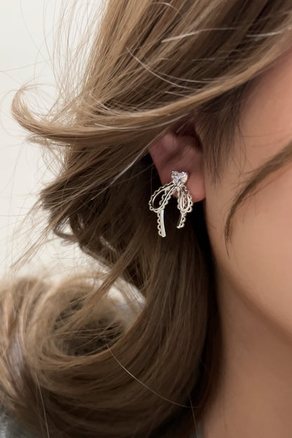 Aretes de Lazo Encaje