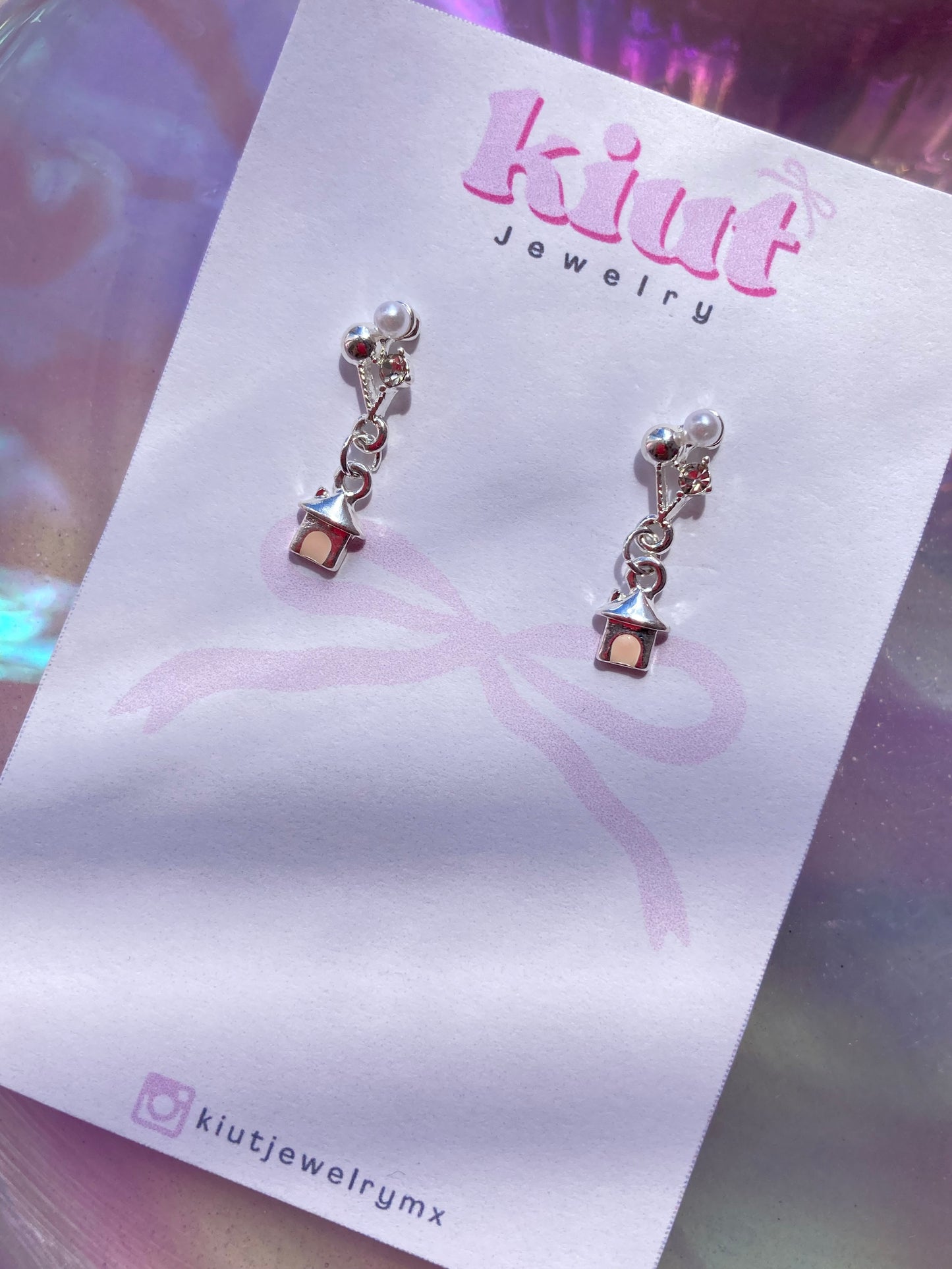 Aretes Casita Globos UP