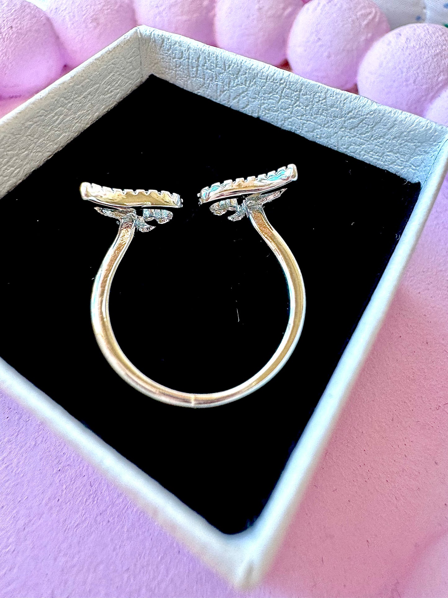 Anillo Wings Silver Plated