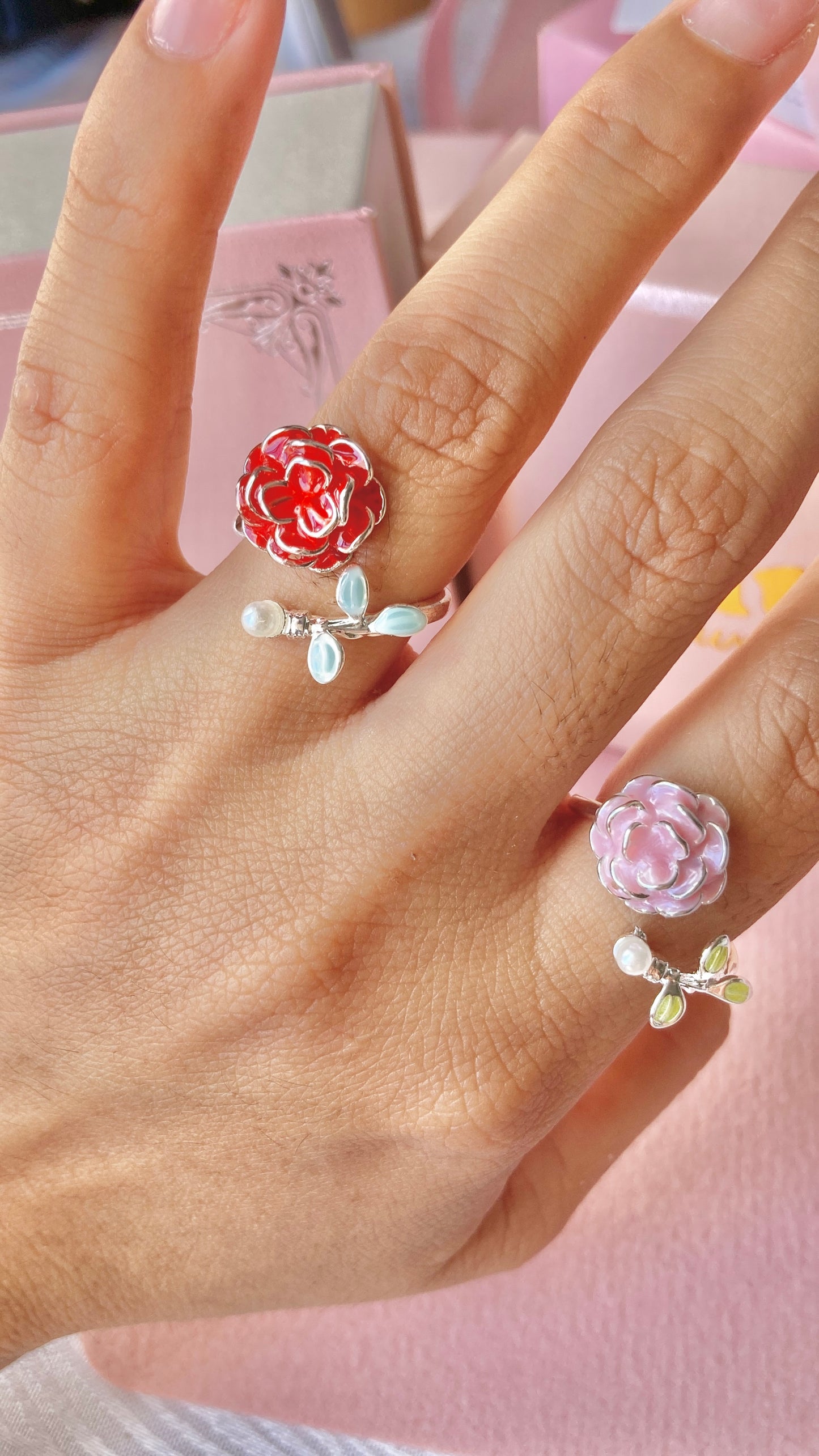Anillo Rosa Bella