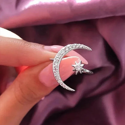 Anillo Lunar Plata Ley 925