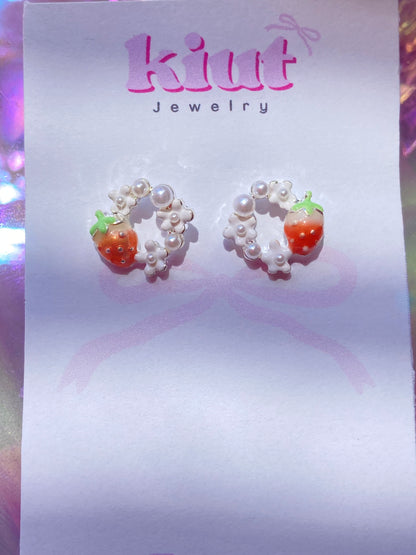 Aretes Strawberry