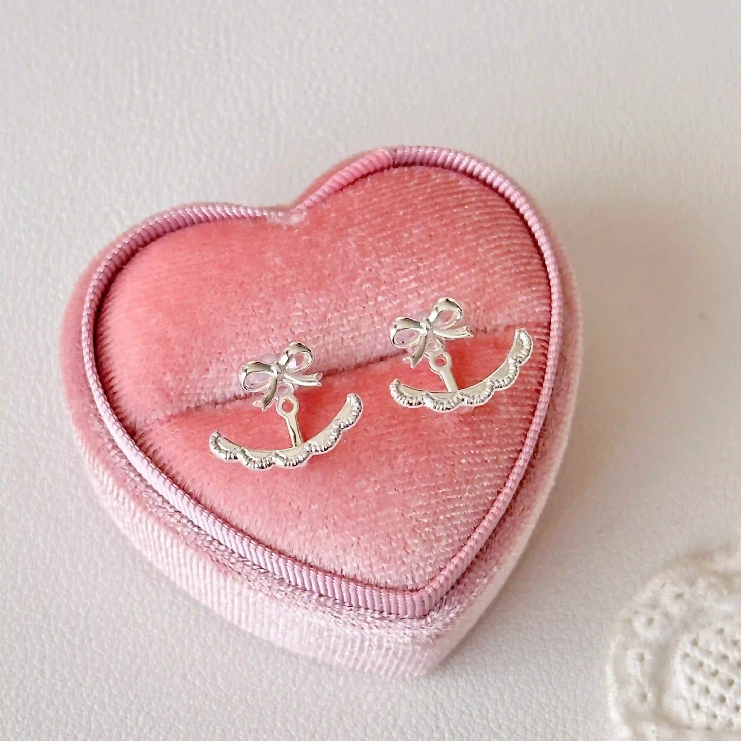 Aretes Dulce Lasso de Encaje