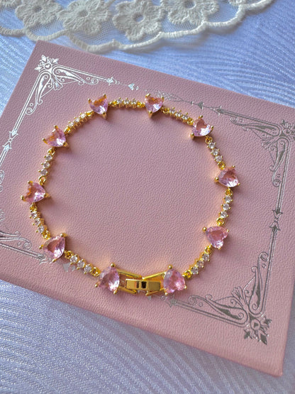 Pulsera Seven Hearts Golden