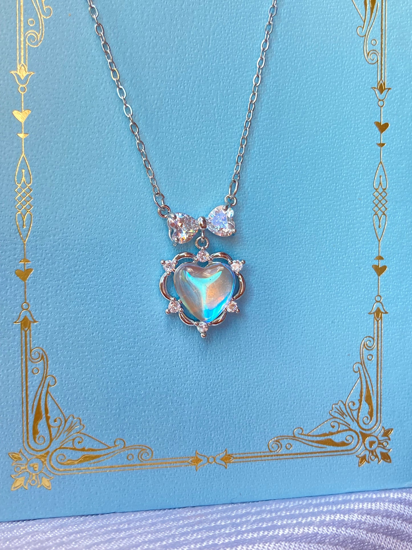 Collar Romance Blue Stainless Steel