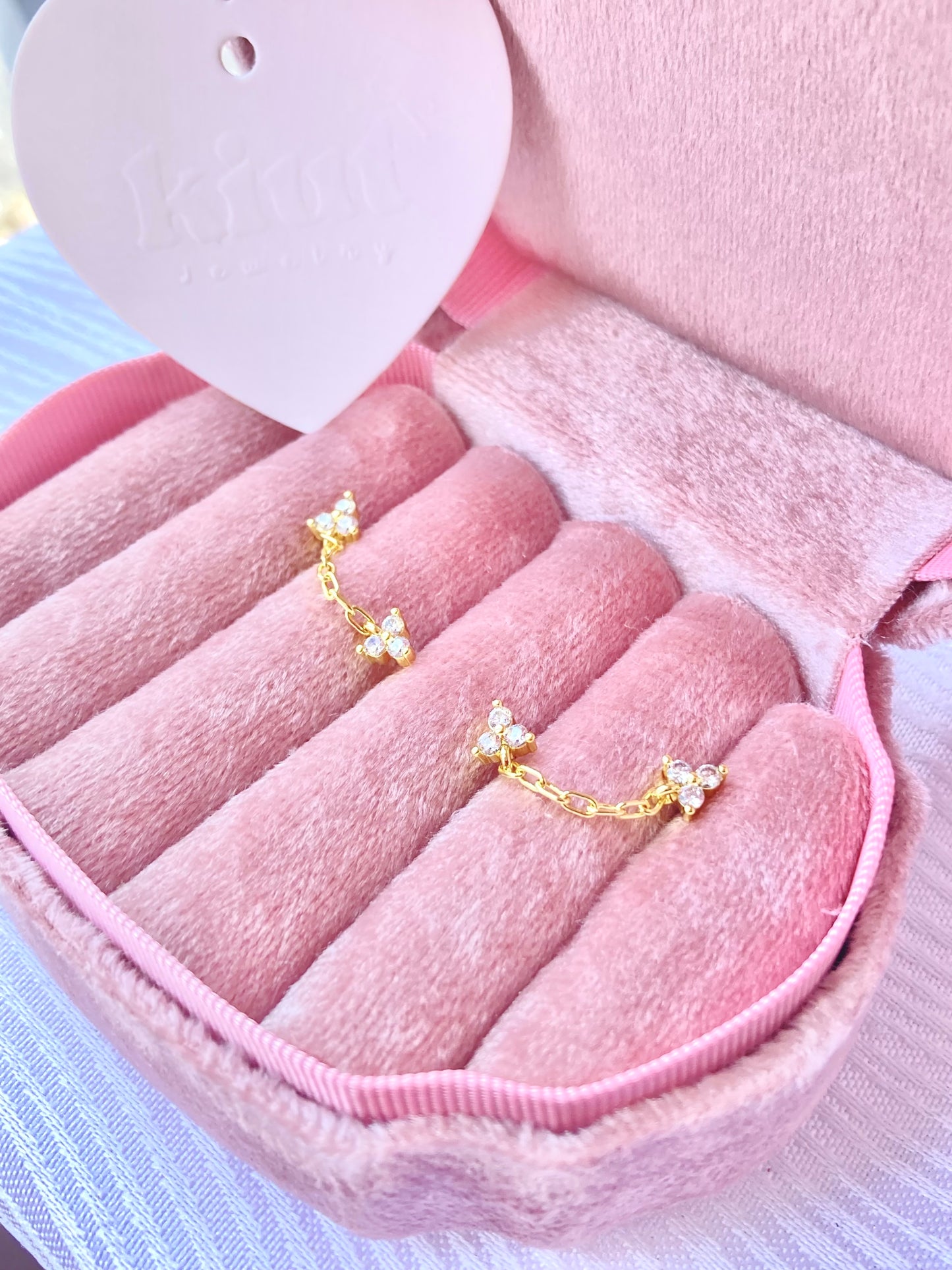 Aretes Enchanted Doble Piercing