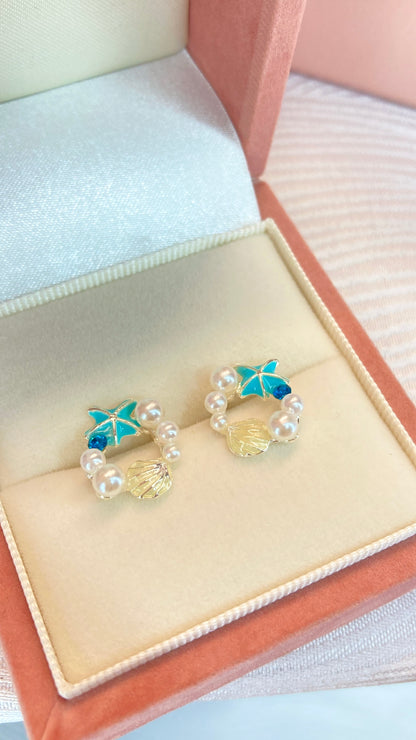 Aretes Almejitas