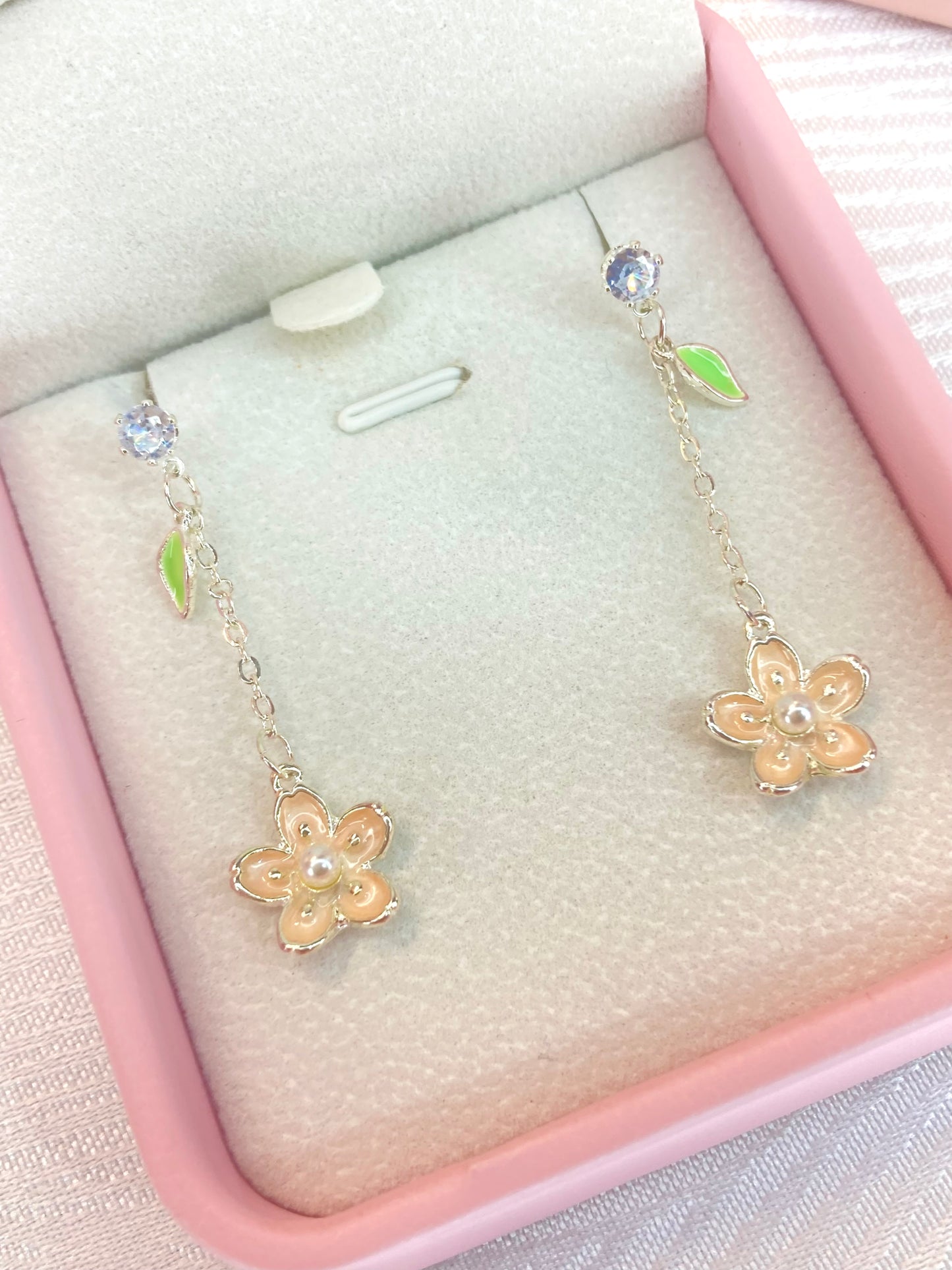 Aretes Cerezo Flor