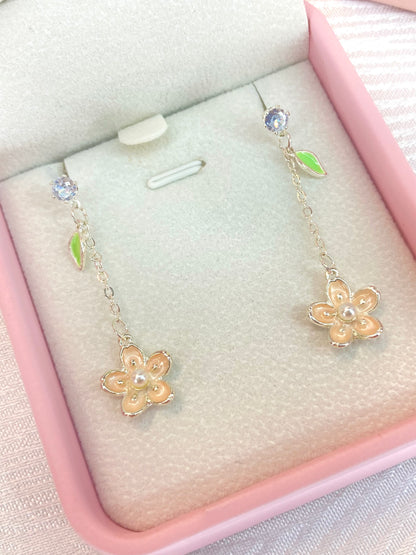 Aretes Cerezo Flor