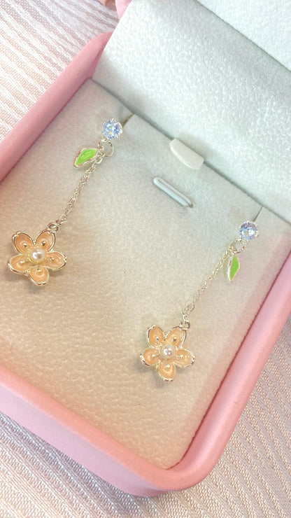 Aretes Cerezo Flor