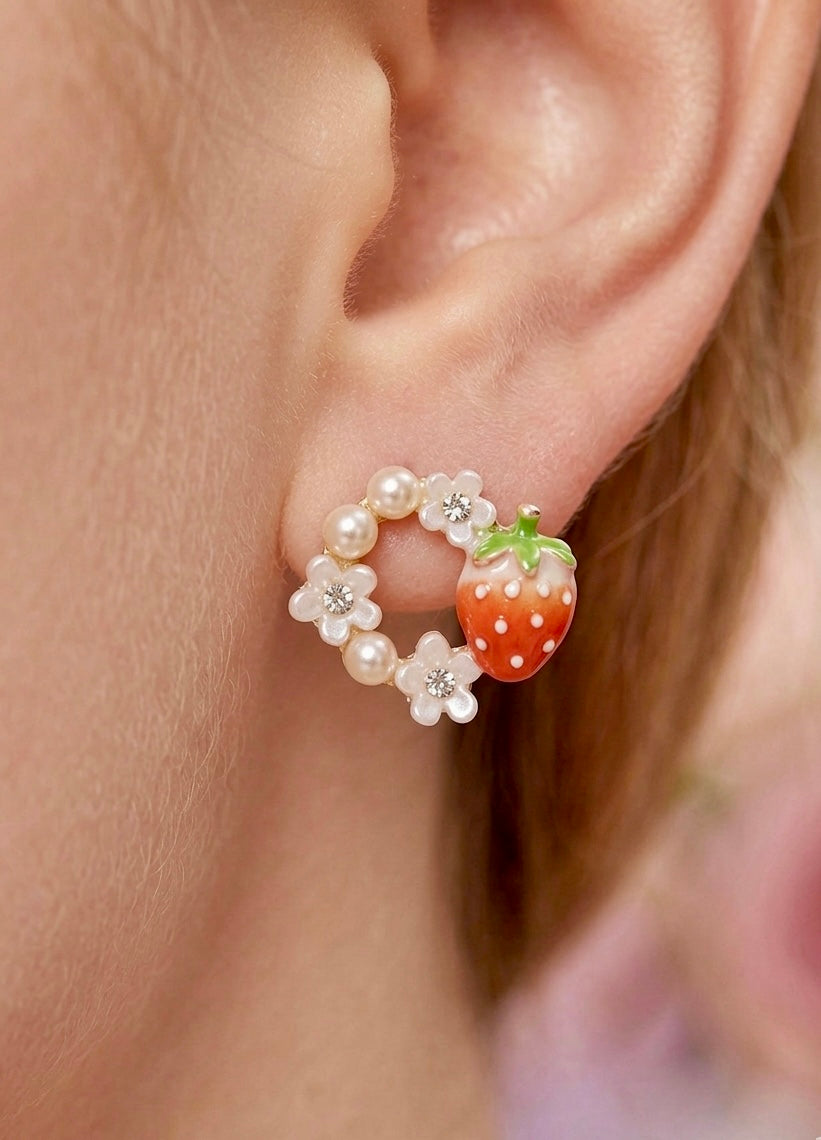 Aretes Strawberry