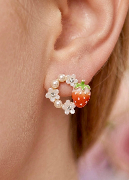 Aretes Strawberry