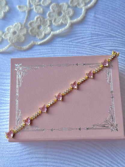 Pulsera Seven Hearts Golden