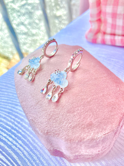 Aretes Huggies Nubecita Zircon
