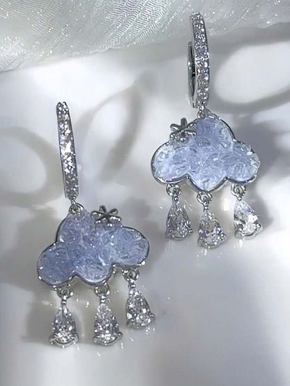 Aretes Huggies Nubecita Zircon