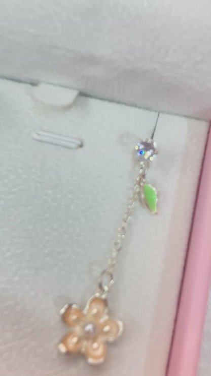 Aretes Cerezo Flor