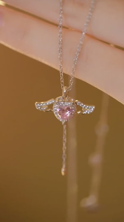 Collar Varita Pink Stainless Steel